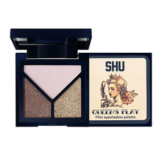 Тени для век SHU Мини палетка теней для век Queens Play Palette Mini Eyeshadow Palette