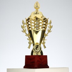 Кубок 184b, наградная фигура, золото, подставка пластик, 24,5 × 10,7 × 7,7 см. Командор