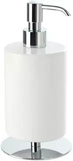 Дозатор для жидкого мыла Stil Haus Opera OP30ap(08) настольный, хром/белый