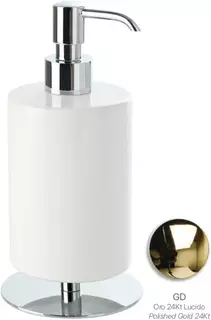 Дозатор для жидкого мыла Stil Haus Opera OP30ap(16) настольный, золотой/белый