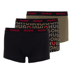 Трусы Medium Grey 3-Pack Logo Waistband Trunk Hugo