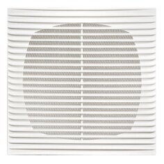Решетка вентиляционная пластик, приточно-вытяжная, 170х240 мм, с сеткой, без рамки, Viento, 1724ПВ Виенто