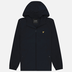 Мужская куртка ветровка Lyle & Scott Zip Through Hooded, цвет чёрный