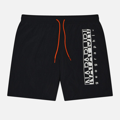 Мужские шорты Napapijri Box Swim, цвет чёрный, размер M