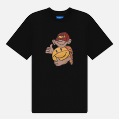 Мужская футболка MARKET Smiley Friendly Game, цвет чёрный