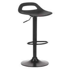 Стулья для кухни стул барный EKLUND 410х400х710(920) мм полипропилен/металл черный