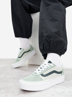 Кеды женские Vans Ward Platform, Зеленый