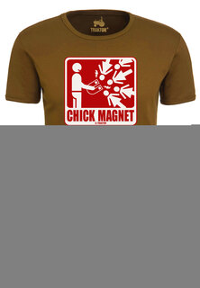 Футболка Logoshirt Chick Magnet, коричневый