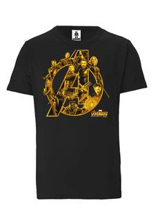 Футболка Logoshirt Marvel Avengers Infinty War, черный