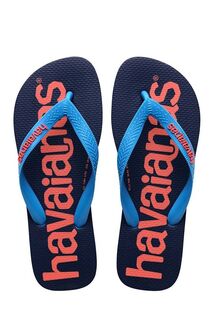 Детские шлепанцы LOGOMANIA Havaianas, темно-синий