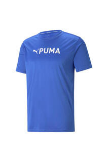Футболка с логотипом Puma Fit — CF Graphic Puma, светло-синий