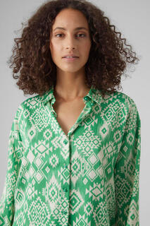Рубашка с длинными рукавами и принтом Vero Moda, зеленый