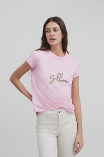 Классическая женская футболка Silbon, розовый