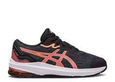 Кроссовки ASICS Gt 1000 11 Gs &apos;Black Papaya&apos;, черный