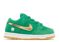 Кроссовки Nike Dunk Low Sb Td &apos;St. Patrick’S Day&apos;, зеленый