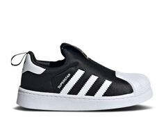 Кроссовки adidas Superstar 360 J &apos;Black White&apos;, черный