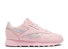 Кроссовки Reebok Classic Leather Big Kid &apos;Pink Glow Iridescent&apos;, розовый