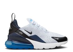 Кроссовки Nike Air Max 270 Gs &apos;Football Grey Thunder Blue&apos;, серый