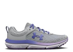 Кроссовки Under Armour Assert 10 Ac Gs &apos;Mod Grey Nebula Purple&apos;, серый