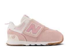 Кроссовки New Balance 574 New-B Hook &amp; Loop Toddler Wide &apos;Nb Athletics - Crystal Pink&apos;, розовый