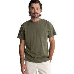 Классическая винтажная футболка Rhythm, зеленый