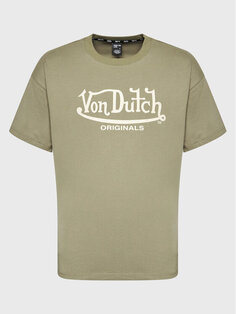 Футболка стандартного кроя Von Dutch, зеленый