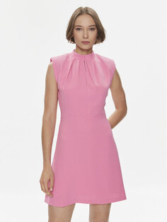 Коктейльное платье стандартного кроя Hugo, розовый
