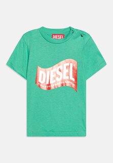 Футболка с принтом TLINB UNISEX Diesel, цвет green