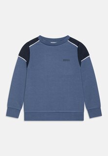 Толстовка BOSS Kidswear, цвет slate blue