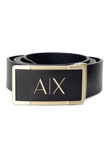 Ремень SET DOUBLE BUCKELS Armani Exchange, цвет black