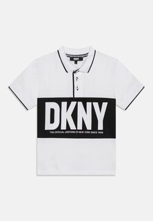 Рубашка-поло DKNY, цвет white