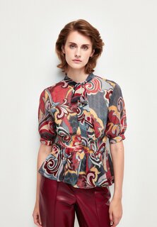 Блузка TIED COLLAR , adL, цвет printed anthracite