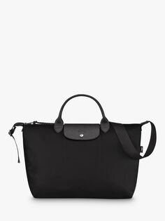 Longchamp Le Pliage Energy Большая сумка с верхней ручкой, черная