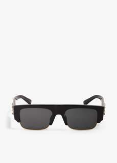 Солнцезащитные очки Dolce&amp;Gabbana Logo Plaque, черный