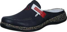 Сабо rieker Clogs ohne Absatz, цвет navy/rosso