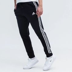 Брюки Adidas с логотипом, черный / белый