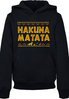 Пуловер F4NT4STIC Hoodie Disney König der Löwen Hakuna Matata The Lion King, черный
