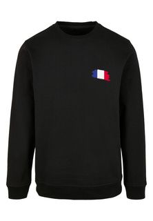 Пуловер F4NT4STIC Sweatshirt France Frankreich Flagge Fahne, черный