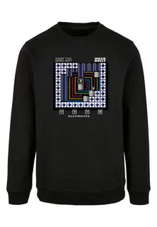 Пуловер F4NT4STIC Sweatshirt Retro Gaming Level 45, черный