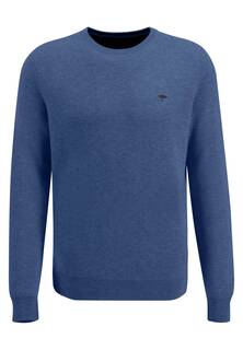 Пуловер FYNCH HATTON O Neck, Merino Cashmere, цвет Wave