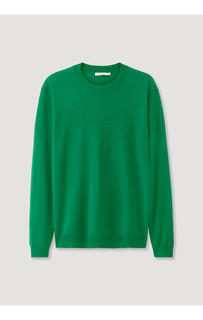 Пуловер Hessnatur, зеленый