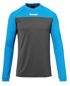 Лонгслив Kempa PRIME LANGARMSHIRT, цвет anthra/kempablau