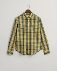 Рубашка Gant Langarm, цвет parchment yellow