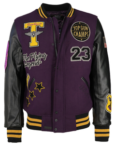 Куртка TOP GUN Collegejacke TG20213031, фиолетовый