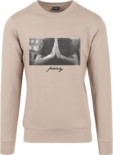 Пуловер Mister Tee Pray Crewneck, бежевый