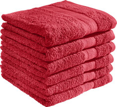 Полотенце для ванной REDBEST 6er Pack Chicago, красный