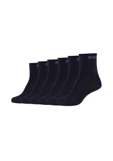 Носки Skechers 6 шт mesh ventilation, темно синий