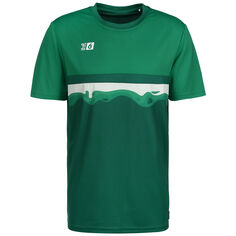 Рубашка OUTFITTER Trainingsshirt OCEAN FABRICS TAHI, цвет grün/weiß