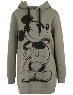 Толстовка Course Longhoodie Mickey Mouse Retro, хаки