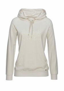 Свитер LASCANA Hoodie, светло-серый